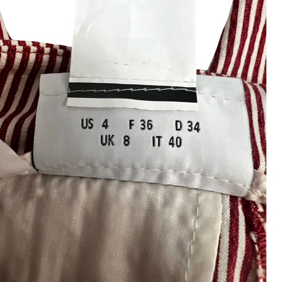 Akris Punto Red Striped Ankle Pants - Picture 8 of 11